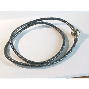 Pandora Moments Double Leather Bracelet